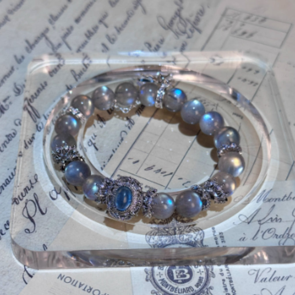 Moonstone Bracelet for Inner Peace & Intuitive Strength | Mars in 12th House