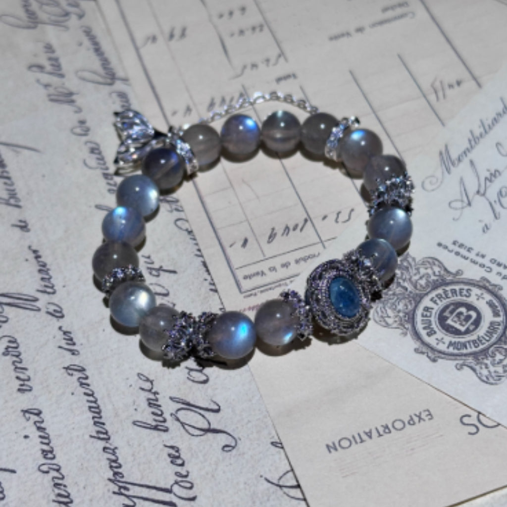 Moonstone Bracelet for Inner Peace & Intuitive Strength | Mars in 12th House